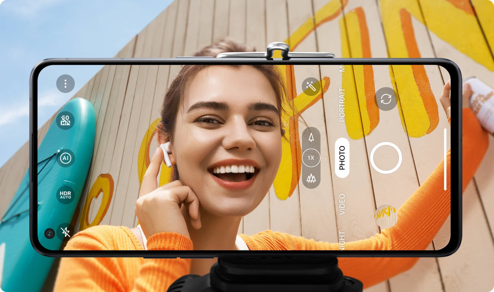 OPPO Enco Buds2 Double-tap to Control Camera